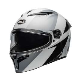 Casco Moto Integrale Bell Lithium SHEAR Silver Argento Bianco Lucido ECE 06