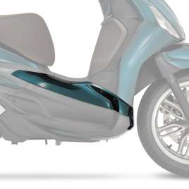 Scocca Tunnel Laterale Destra Originale Piaggio Beverly 300-400 HPE 2021 Blu Oxygen B12