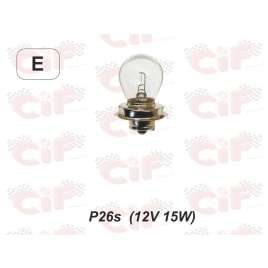 Lampadina P26s (12v 15w) Luce Anabbagliante
