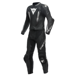 TUTA MOTO DIVISIBILE 2 PEZZI PELLE DAINESE LAGUNA SECA 5 GIACCA PANTALONI NERO
