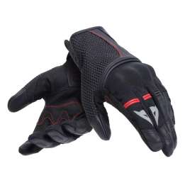 Guanti Moto Dainese NAMIB Nero Estivi in tessuto Traspiranti Palmo in Pelle