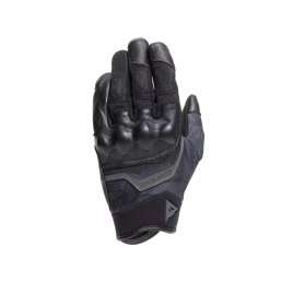 Guanti Moto Dainese ERMEX Estivi in tessuto Traspiranti Palmo in Pelle Nero Antracite