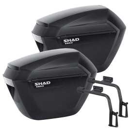 KIT VALIGIE LATERALI SHAD SH23 + TELAIO 3P KAWASAKI VERSYS 650 2015>