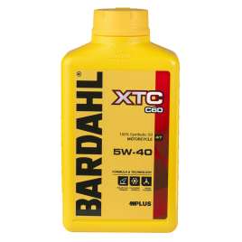 Bardahl XTC C60 5W40 1Lt Olio Motore 4T 100% Sintetico API SN / JASO MA-MA2