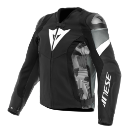 Dainese AVRO 5 Giacca in pelle moto Leather Jacket Nero Grigio