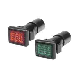 Coppia spia luci frecce manubrio Vespa PX PE 125 150 200 Rif. Piaggio 139980 163682