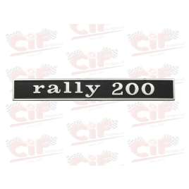 TARGHETTA RALLY 200 PER PARTE POSTERIORE VESPA PIAGGIO 152515