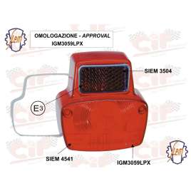 Kit Corpo Luminoso Completo Di Guarnizione Interna Vespa Vespa 90 125 Primavera