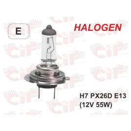 Lampadina H7 Halogen (12v 55w PX26d E 13) Fanale Anteriore Faro