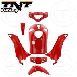 KIT CARENE 7 PEZZI CARENA VERSIONE ORIGINALE ROSSO PIAGGIO LIBERTY 50/125/150/200 RST 2004>