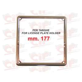 Cornice Targa Cromata Tipo Grande Per Targhe mm. 177 (Nuove Dimensioni Gennaio'99)