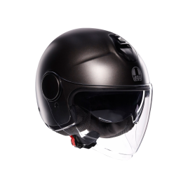 Casco JET Moto scooter AGV ETERES E2206 MONO MATT ASFALTO GREY Grigio Opaco