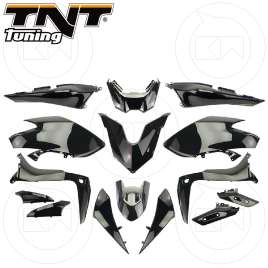 KIT CARENE 15 PEZZI CARENA VERSIONE ORIGINALE NERO LUCIDO YAMAHA T-MAX 530 2017-2019