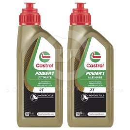 2LT OLIO MISCELA MOTORE SCOOTER 2 TEMPI CASTROL POWER 1 RACING 2T 100% SINTETICO