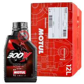 12LT CARTONE OLIO MOTUL 300V 10W40 MA2 FACTORY LINE 100% SINTETICO MOTO ROAD RACING 4T