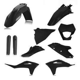 ACERBIS KIT CARENE PLASTICHE PER GAS GAS NERO GAS GAS EC 250 2021 2022 2023 0024633.090