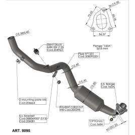 LEOVINCE 8095 KIT COLLETTORI RACING HONDA X-ADV 750 17-