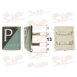 SCUDETTO IN METALLO PIAGGIO VESPA 150 GS PIAGGIO 03139