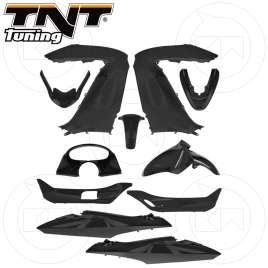 KIT CARENE 11 PEZZI CARENA VERSIONE ORIGINALE NERO LUCIDO HONDA PCX 125 2011-2013