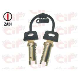 KIT 2 CILINDRETTI 2 CHIAVI PER PIAGGIO FREE-NTT-NRG-RST MC2 257703