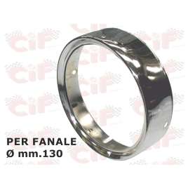CORNICE GHIERA CROMATA FANALE ANTERIORE FARO VESPA 125 GTR TS 150 SPRINT VELOCE RALLY 180-200