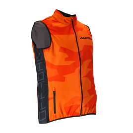 ACERBIS SOFTSHELL X-WIND GILET MOTO CROSS ENDURO OFFROAD Arancio 0023441.010