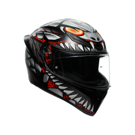 Casco Moto Integrale AGV K1 S AGV E2206 LYZARD MATT Nero Opaco