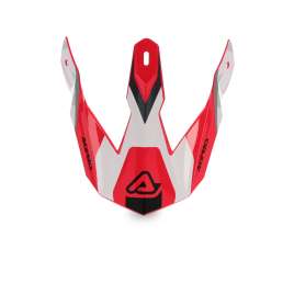 ACERBIS VISIERA CASCO LINEAR ROSSO/BIANCO 0024506.343