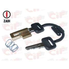 SERRATURA BLOCCASTERZO CORTA GUIDA mm.4 VESPA SPECIAL- 90 SS - 125 PRIMAVERA 120328