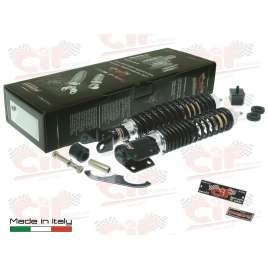 KIT " SPORT TUNING NERO" AMMORTIZZATORE ANTERIORE+POSTERIORE