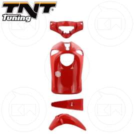 KIT CARENE 4 PEZZI CARENA VERSIONE ORIGINALE ROSSO PIAGGIO LIBERTY 50/125/150/200 RST 2004->