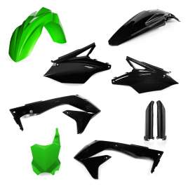 ACERBIS KIT CARENE PLASTICHE PER KAWASAKI NERO/VERDE KAWASAKI KX 450 F 2016 2017 0021843.325