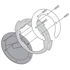 GIVI BF17 FLANGIA METALLICA per borsa serbatoio TANKLOCK BMW