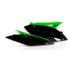 ACERBIS PORTANUMERO LATERALI NERO/VERDE KAWASAKI KX 250 F 2009 2010 2011 2012 0013137.325