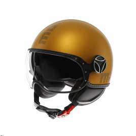 Casco MOMO DESIGN FGTR EVO E2206 Jet HIP Opaco Matt OCRA/GREY 010