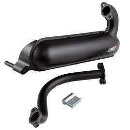 FACO MARMITTA SCARICO ESPANSIONE SILURO NERA PIAGGIO VESPA 50 SPECIAL L R N