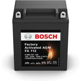 Batteria YB12AL-A2 Bosch FA112 Sigillata AGM 12V 12Ah 125A