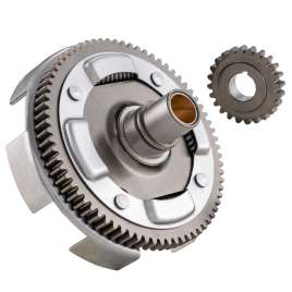 COPPIA RAPPORTI CAMPANA FRIZIONE INGRANAGGI 24-72 DENTI DRITTI VESPA PK 50 S XL HP RUSH N APE 50