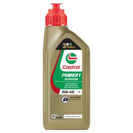 OLIO SINTETICO CASTROL POWER 1 SCOOTER 4T 5W-40 1L API SN JASO MB