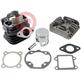 GRUPPO TERMICO KIT CILINDRO PISTONE MADE IN ITALY Ø47 MINARELLI VERTICALE 75cc MBK BOOSTER 50