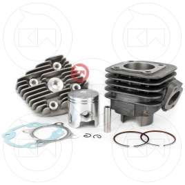 GRUPPO TERMICO KIT CILINDRO PISTONE d.47 MINARELLI ORIZZONTALE AC 75cc SCARABEO 50 F10 F12