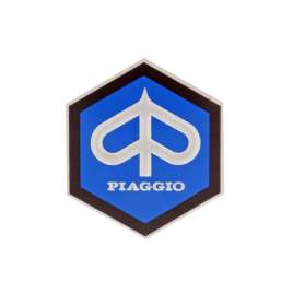 SCUDETTO SCUDO ANTERIORE VESPA RALLY 180 200 SPRINT VELOCE 150 LOGO PIAGGIO 42mm CALANDRA