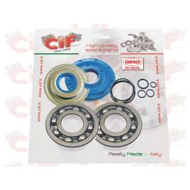 KIT REVISIONE ALBERO MOTORE CON PARAOLI CORTECO VESPA 125 150 SPRINT SUPER GTR TS