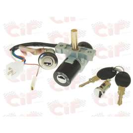 KIT BLOCCHETTO AVVIAMENTO SERRATURA SELLA BAULETTO APRILIA SCARABEO 4T 50/100
