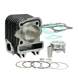 GRUPPO TERMICO KIT MODIFICA CILINDRO PISTONE 80cc Ø49 PIAGGIO LIBERTY ZIP 50 4T/VESPA ET4/LX 50 4T/SCARABEO 50