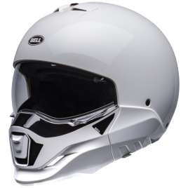 Casco Bell BROOZER DUPLET White Bianco Lucido ECE 2206