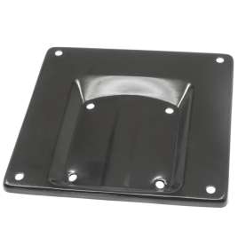 SUPPORTO PORTA TARGA RIALZATO ACCIAIO GREZZO VECCHIE DIMENSIONI VESPA 90 - 90SS - 125 PRIMAVERA - ET3