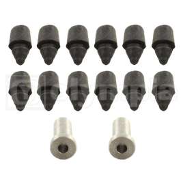 KIT GOMMINI E BOCCOLE SPORTELLI LATERALI VESPA PK 50 S / PRIMA SERIE