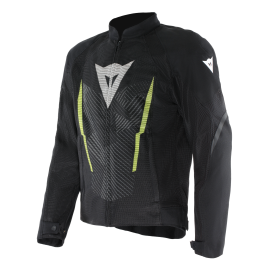 Giacca Moto estiva uomo Dainese HEROSPHERE AIR TEX JACKET Nero Giallo Fluo
