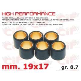 KIT RULLI GR.8,7 (19x17) (N. 6 PZ) PULEGGIA MOTRICE PER SCOOTER